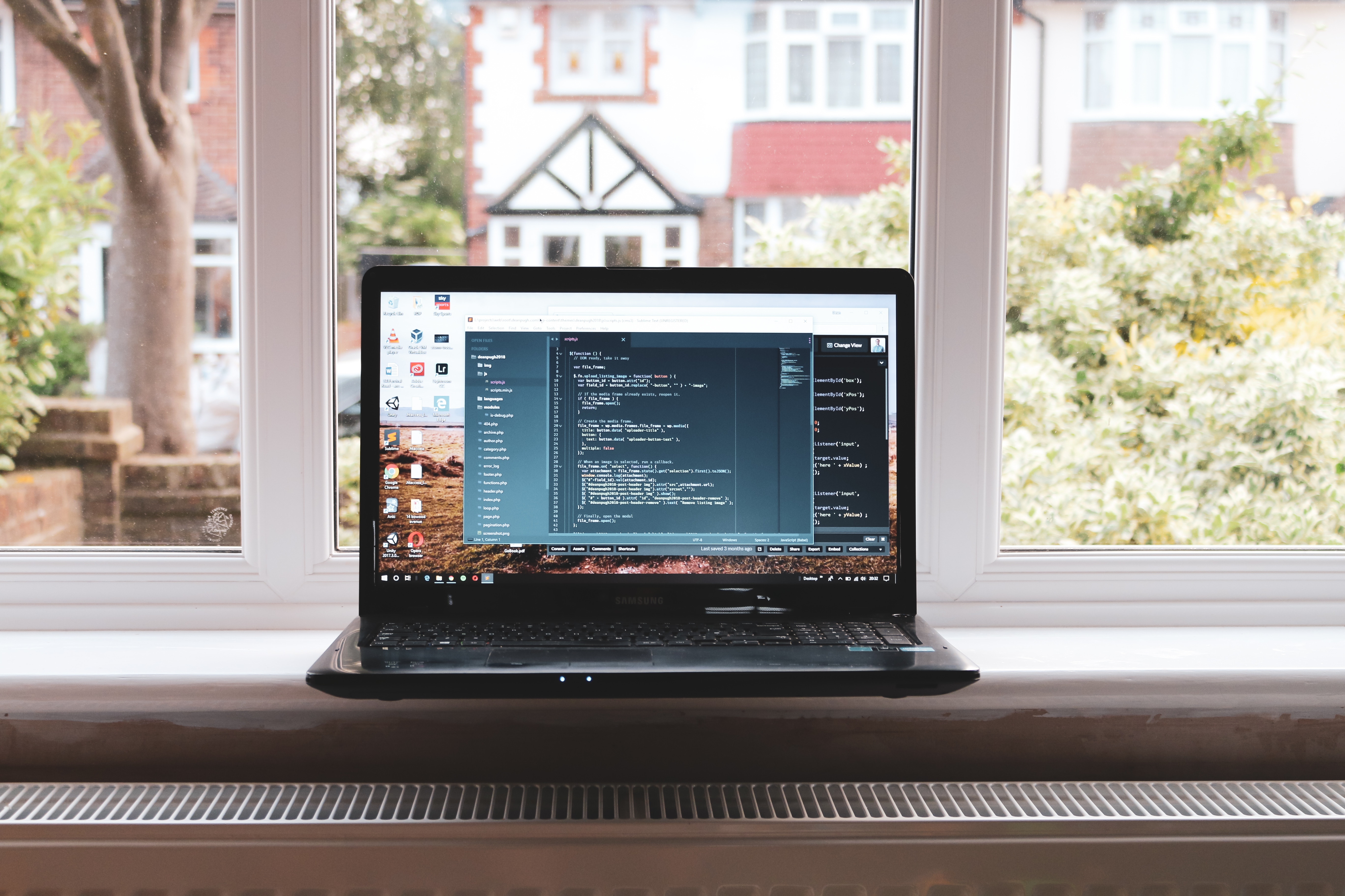 Laptop Code Image